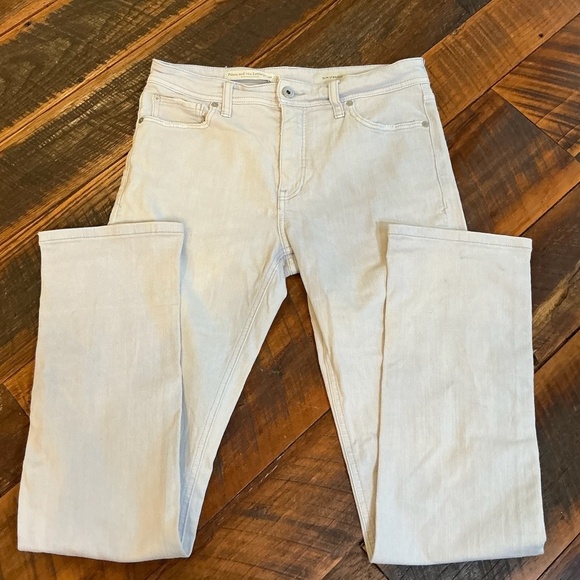 Pilcro and the Letterpress Slim Straight Distressed Jeans Light Wash Size 27 - Picture 4 of 13